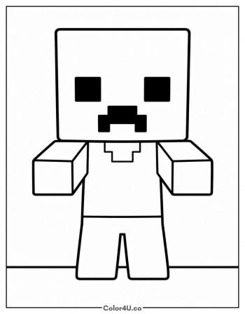 Baby Zombie coloring page