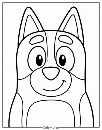 Chilli Portrait coloring page