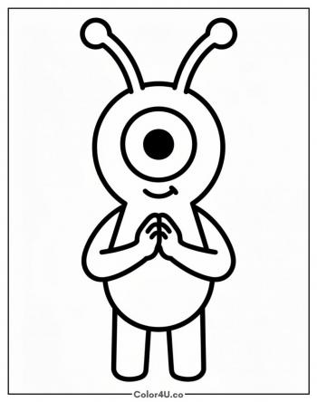 Plankton Plotting coloring page