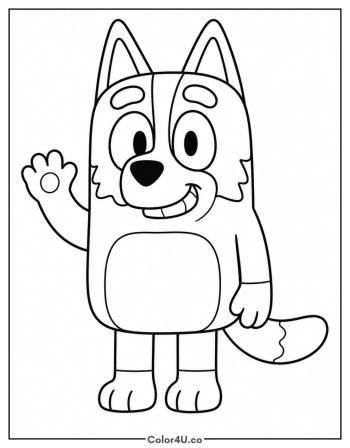 Uncle Stripe coloring page