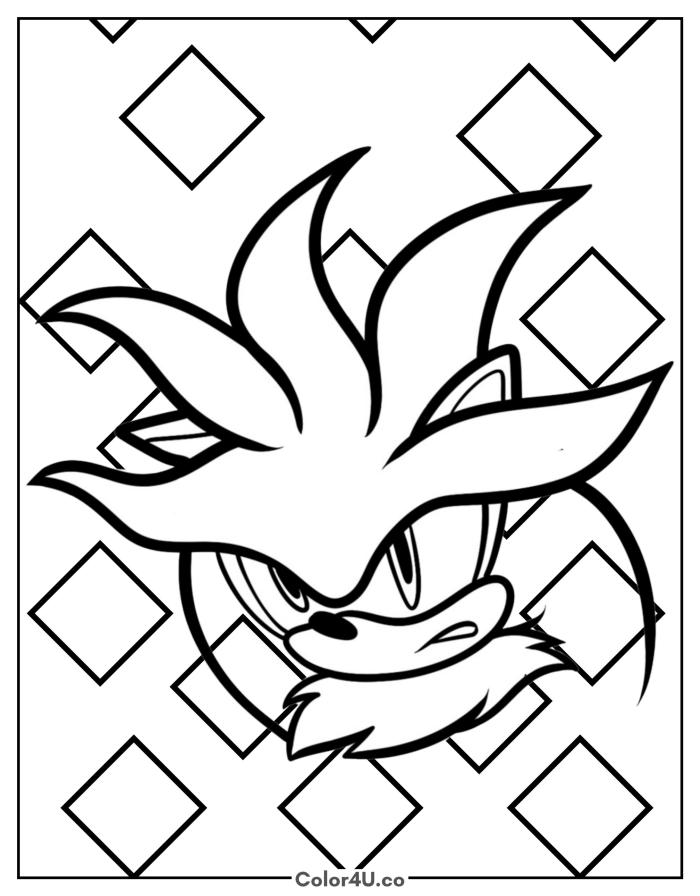 Silver Portrait Coloring Page