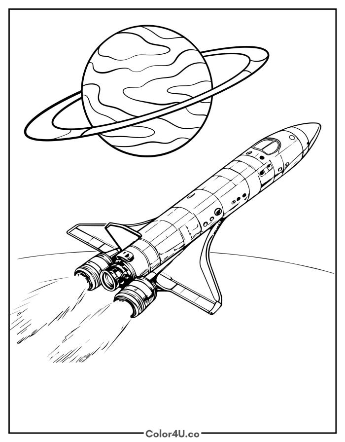 rocket-and-planet