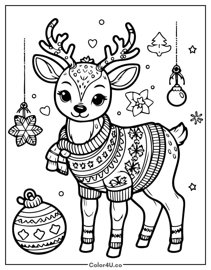 a-reindeer-in-a-christmas-sweater