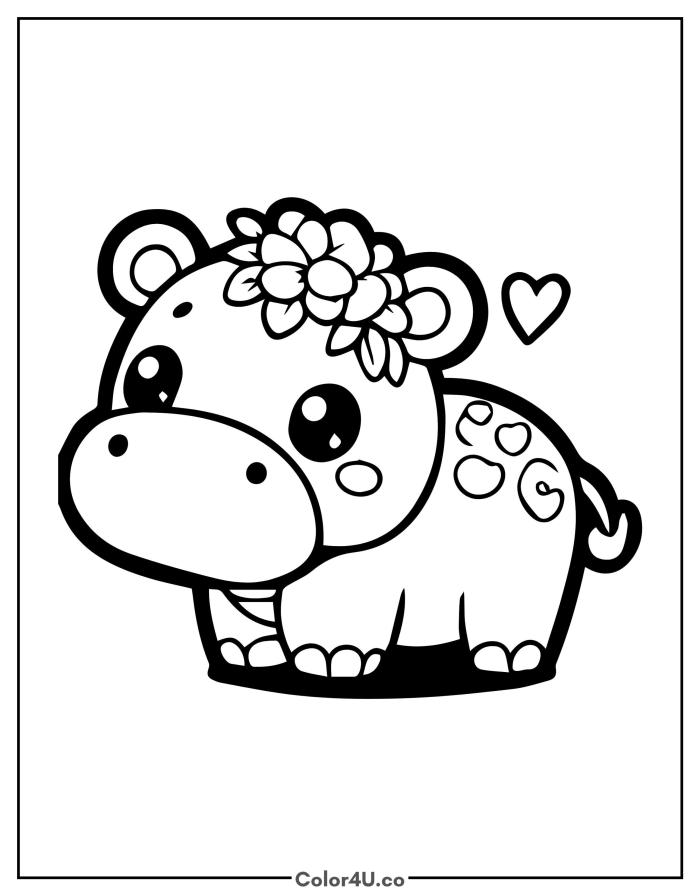 cute-kawaii-hippo