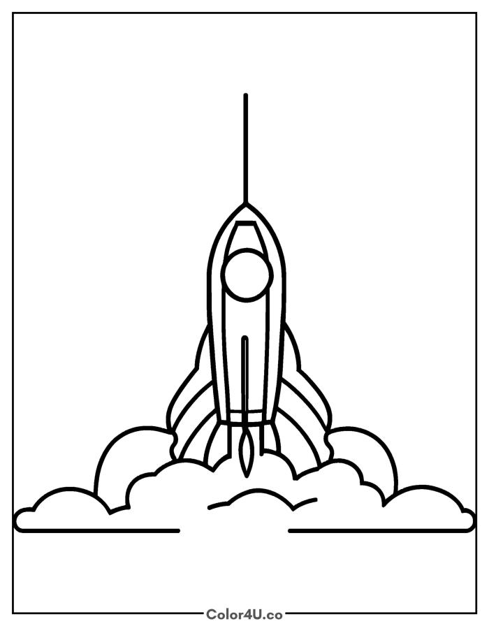 a-rocket-flies-into-space