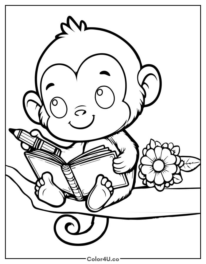 monkey-in-a-tree-reading-a-book