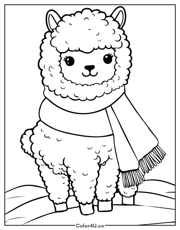 an-alpaca-in-a-scarf