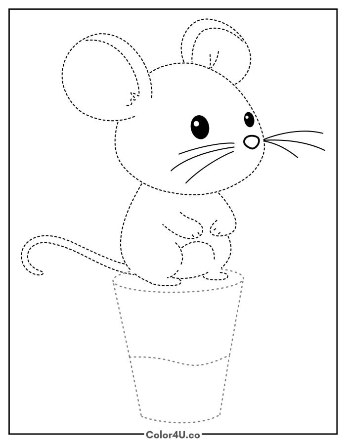 mouse-standing-on-a-glass