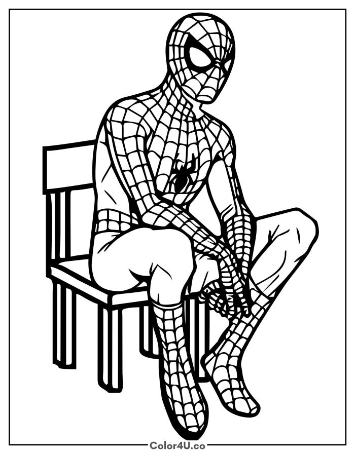 spider-man-sitting-in-a-chair