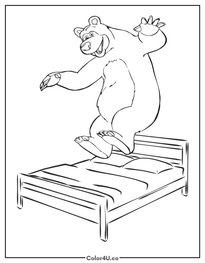 bear-jumping-on-the-bed