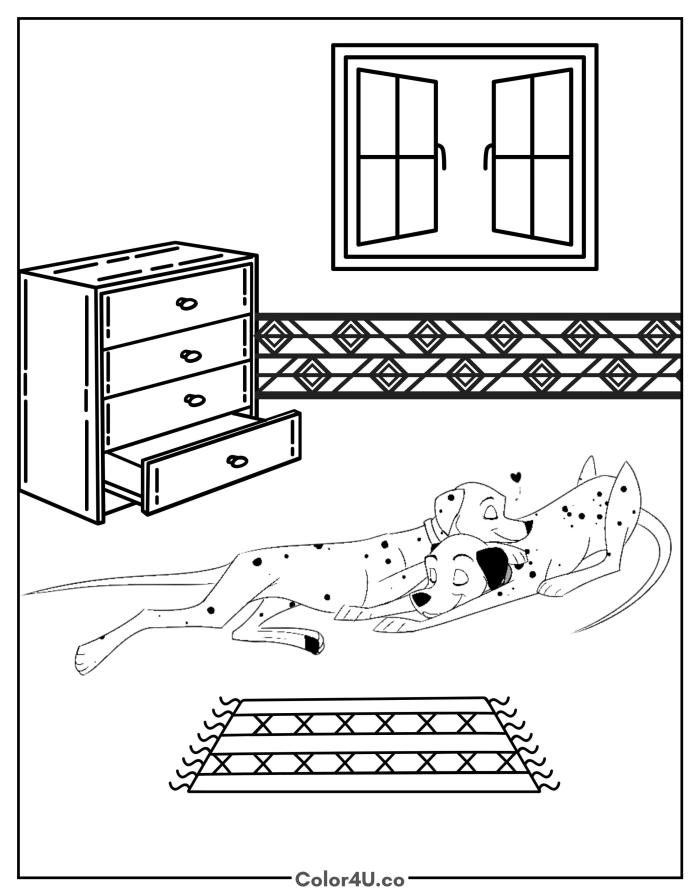 dalmatians-sleep-at-home