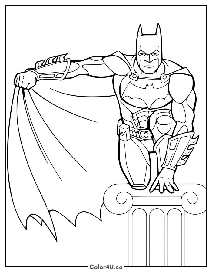 batman-sitting-on-a-pedestal