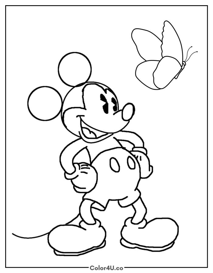 mickey-mouse-and-the-butterfly