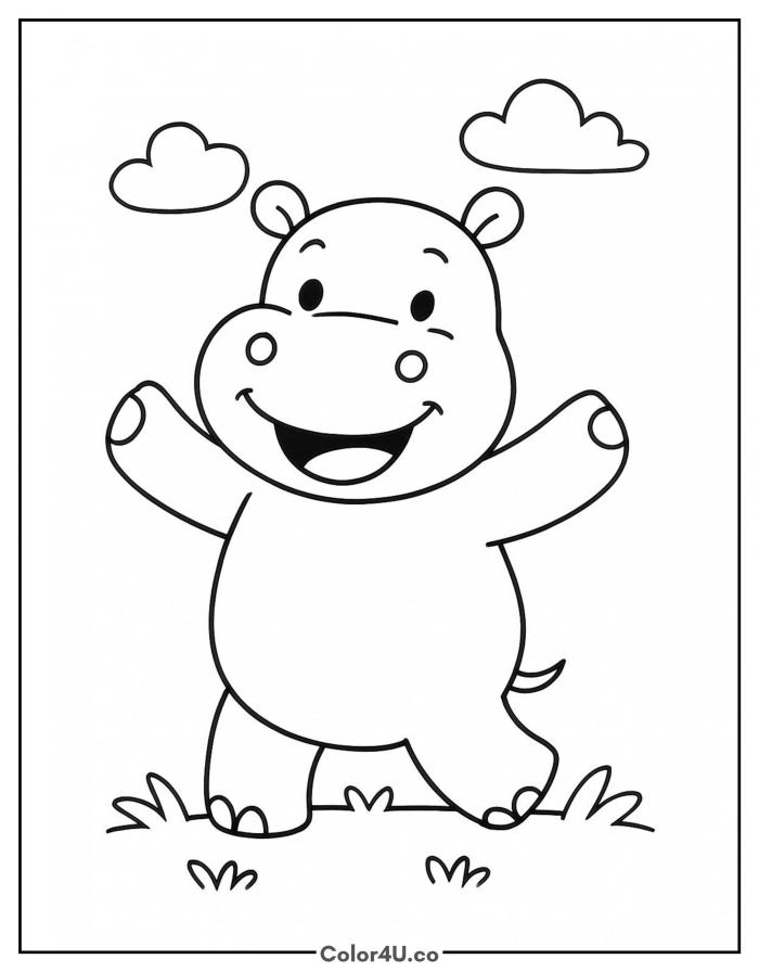 jolly-hippo-on-the-lawn