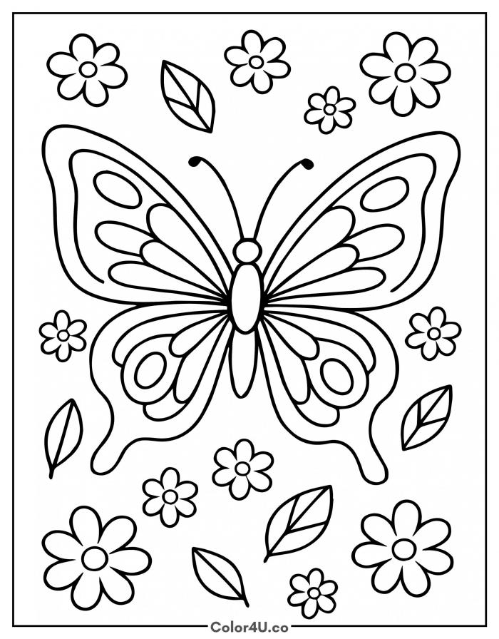 butterfly-and-flowers