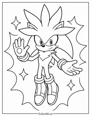 Super Silver coloring page