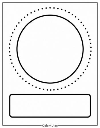 New Moon coloring page